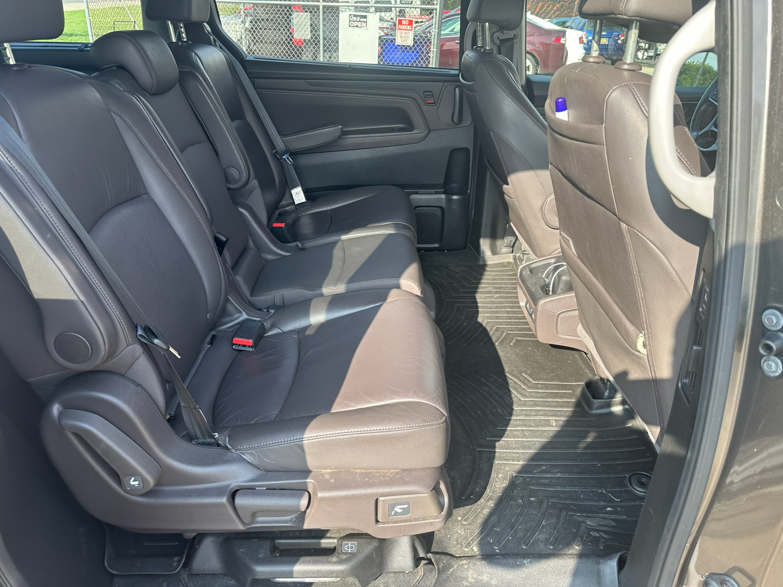 the interior of a car