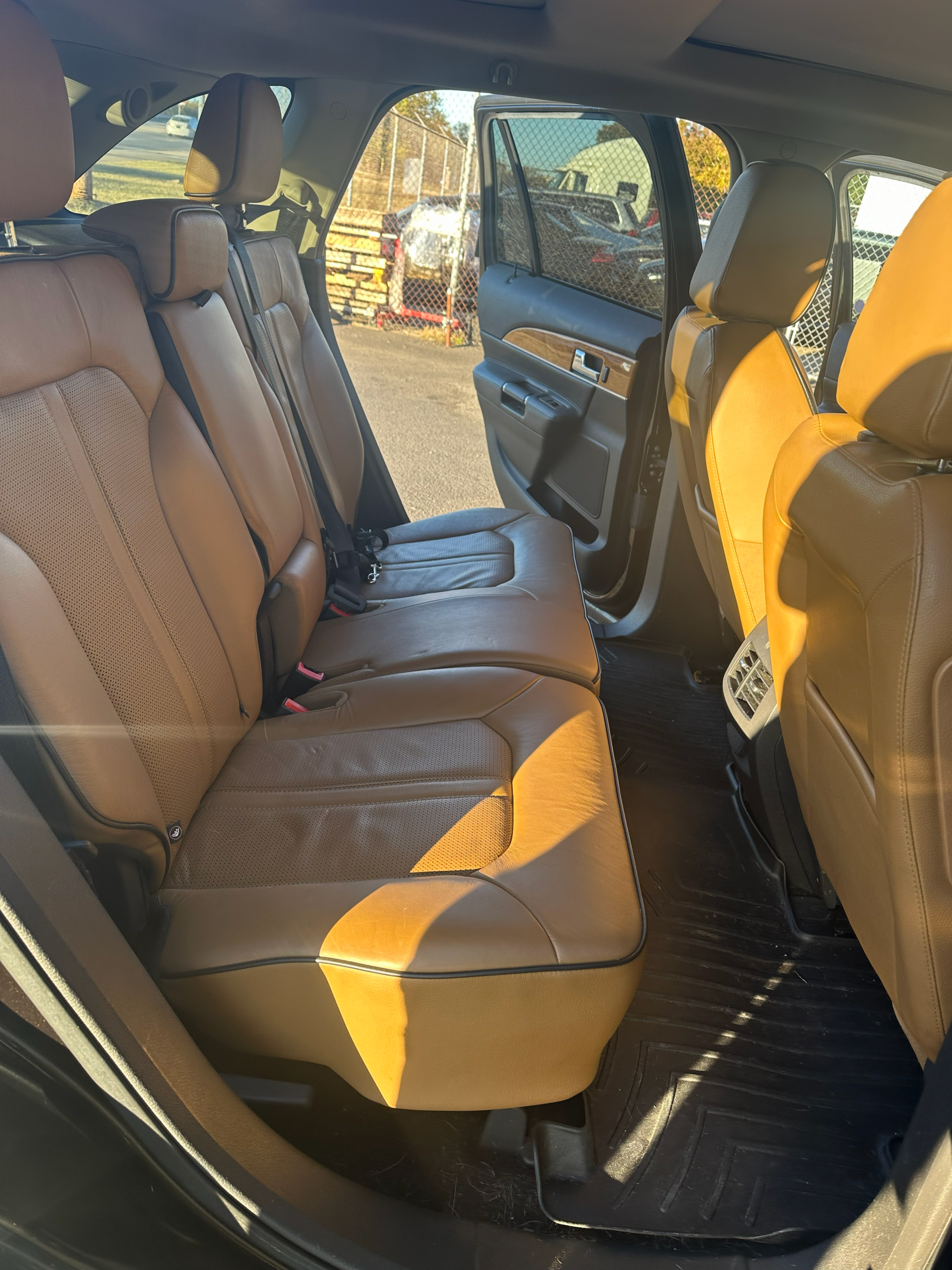 the interior of a car
